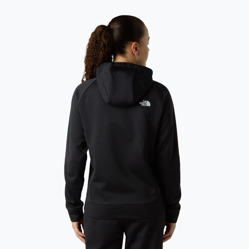 Bluză pentru femei The North Face Reaxion 2.0 Hooded Full Zip black heather 3