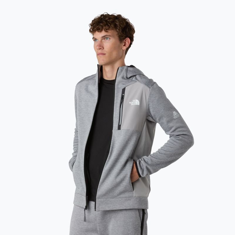Bluză pentru bărbați The North Face Mountain Athletics Fleece Full Zip pale grey/heather/m 4