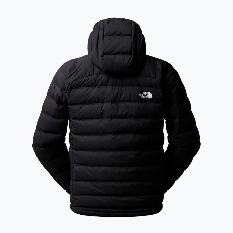Geacă cu puf pentru bărbați The North Face Abseil Stretch Down Hoodie black 6