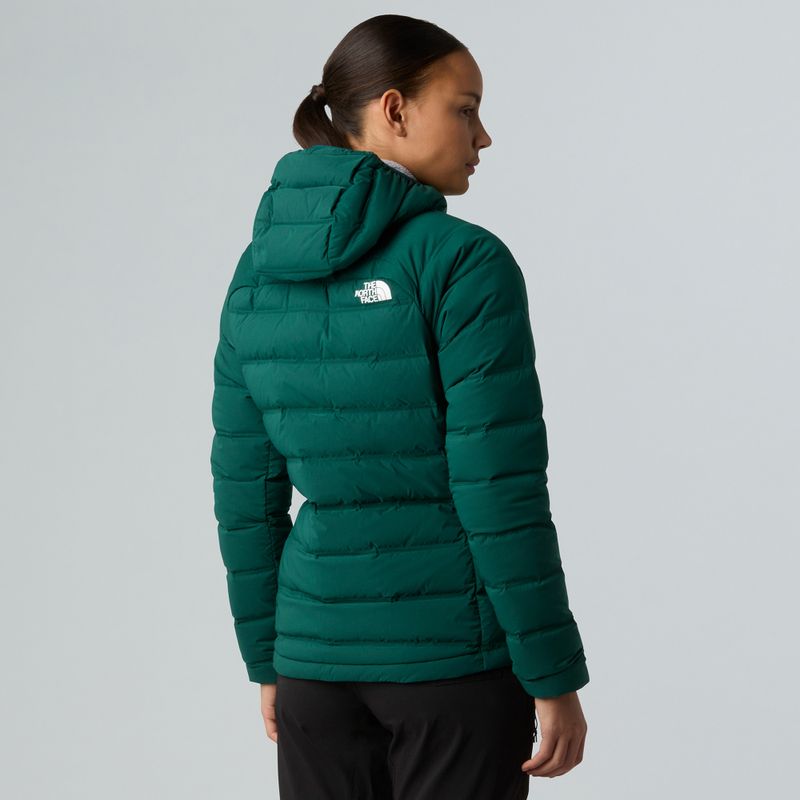 Geacă cu puf pentru femei The North Face Abseil Stretch Down Hoodie hunter green 3