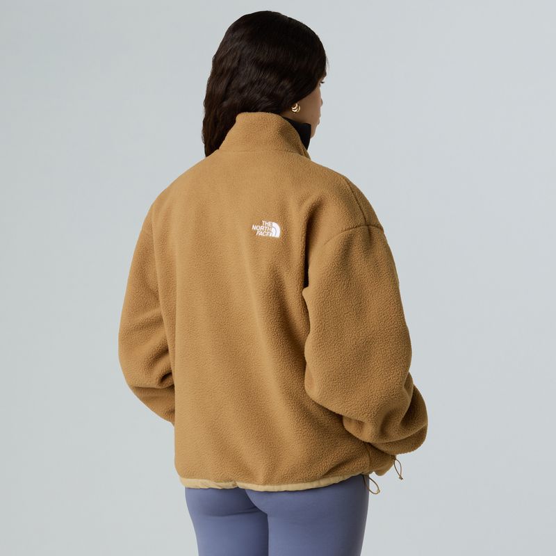 Geacă pentru femei The North Face Yumiori Reversible khaki stone/utility brown 3