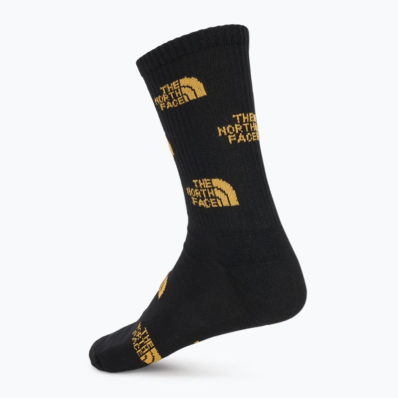 Șosete The North Face Everyday Crew Logo 2 pary black/summit gold 4