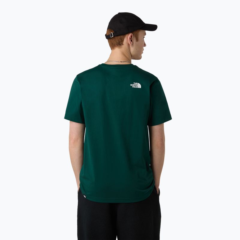 Tricou pentru bărbați The North Face Simple Dome hunter green 3