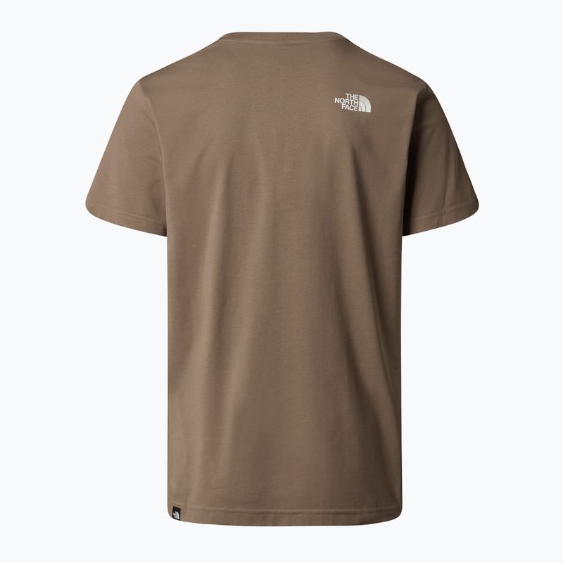 Tricou pentru bărbați The North Face Simple Dome mocha brown 4