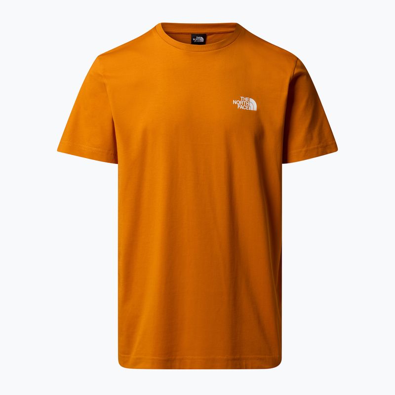 Tricou pentru bărbați The North Face Simple Dome agate orange 4