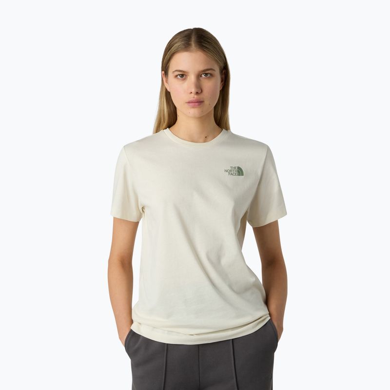 Tricou pentru femei The North Face Box Nse Relaxed white dune/slate moss