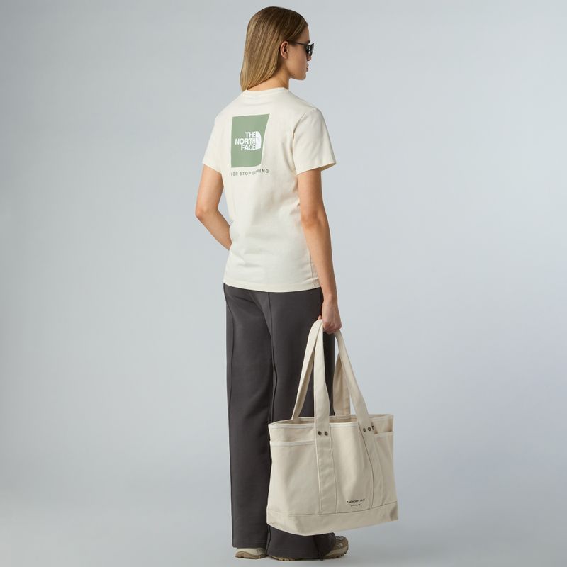 Tricou The North Face Box Nse Relaxed alb dune/ ardelean mușchi pentru femei 2