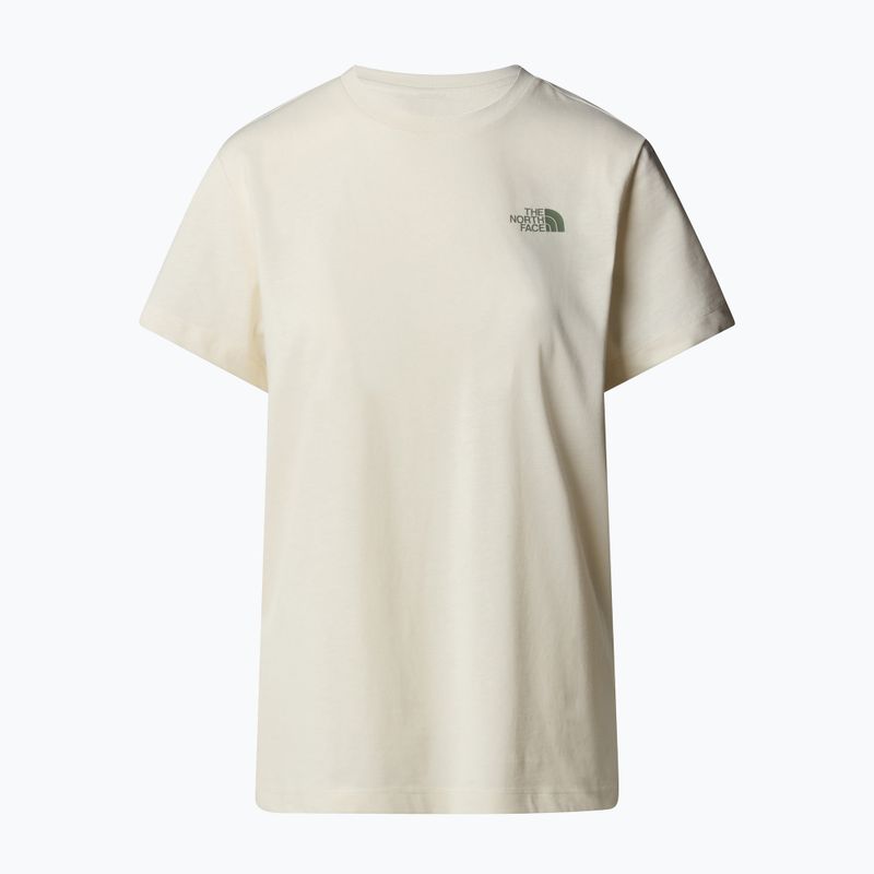 Tricou The North Face Box Nse Relaxed alb dune/ ardelean mușchi pentru femei 4
