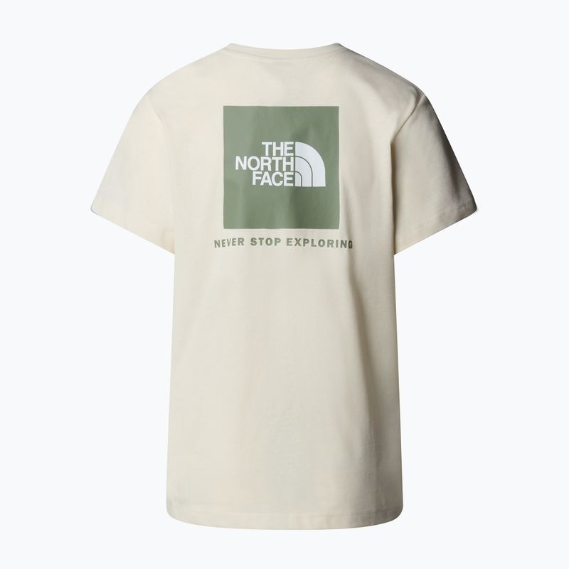 Tricou The North Face Box Nse Relaxed alb dune/ ardelean mușchi pentru femei 5