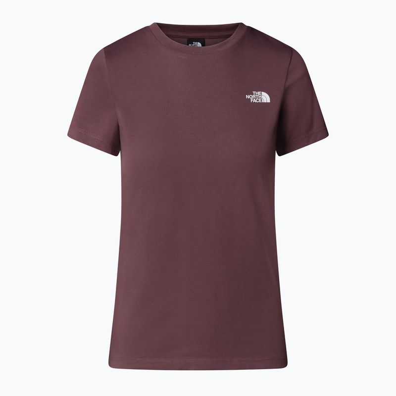 Tricou pentru femei The North Face Simple Dome Slim tawny quartz 4