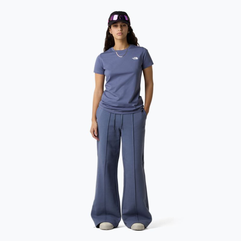 Tricou pentru femei The North Face Simple Dome Slim blue eclipse 2