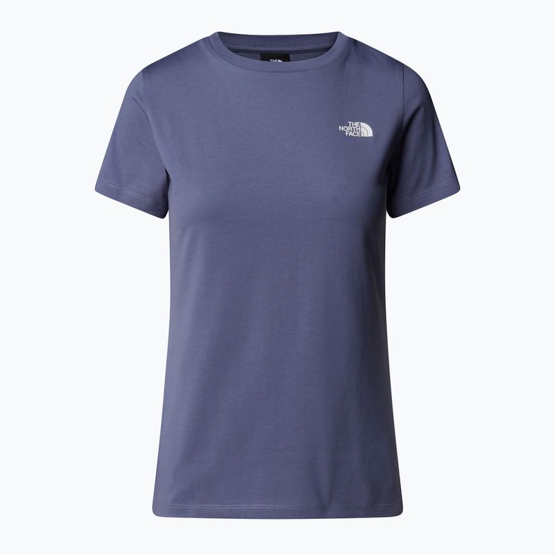 Tricou pentru femei The North Face Simple Dome Slim blue eclipse 4