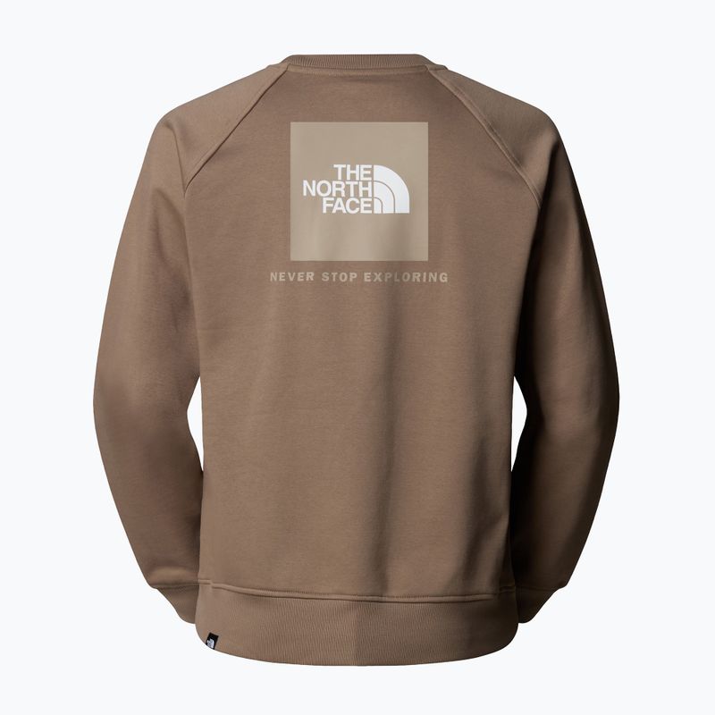 Bluza bărbați The North Face Raglan Box Nse Crew mocha brown/mushroom gr 2