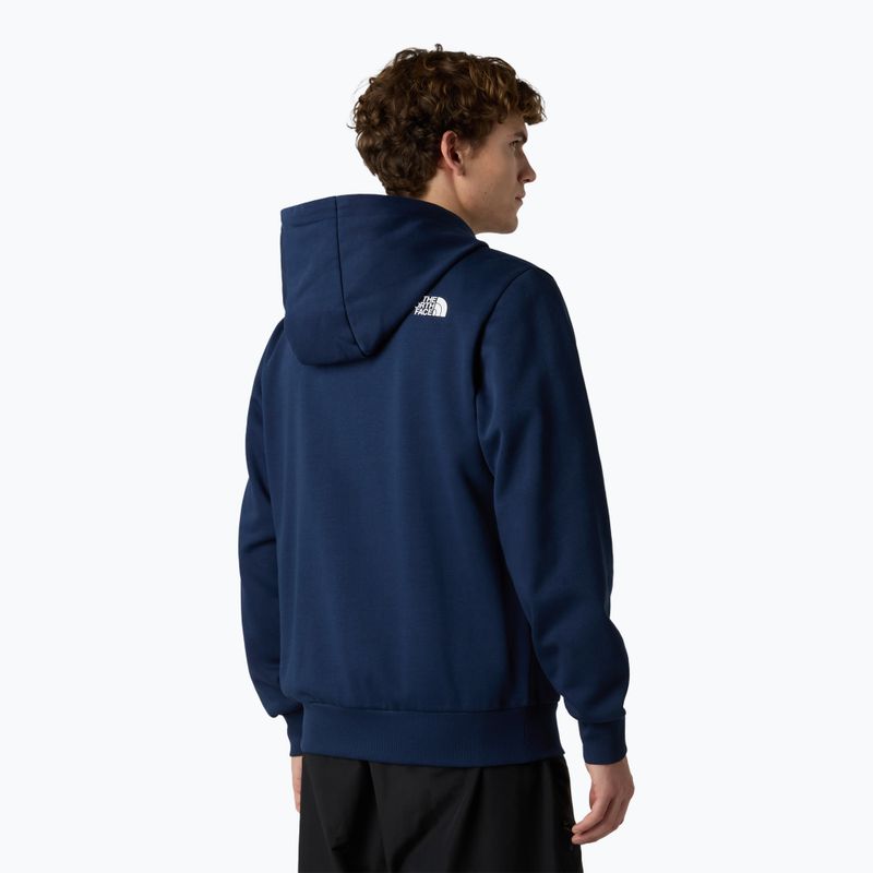 Bluză pentru bărbați The North Face Simple Dome Full Zip Hoodie summit navy 3