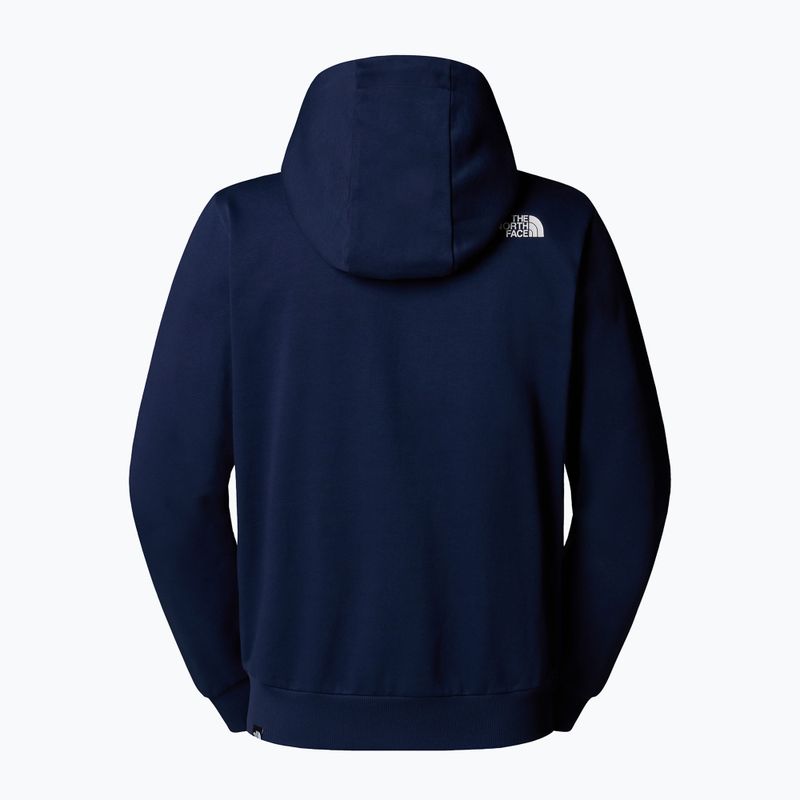 Bluză pentru bărbați The North Face Simple Dome Full Zip Hoodie summit navy 6