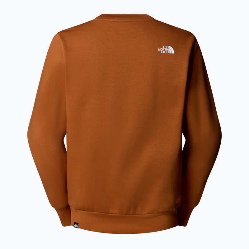 Bluză pentru bărbați The North Face Easy Crew burnt umber 5