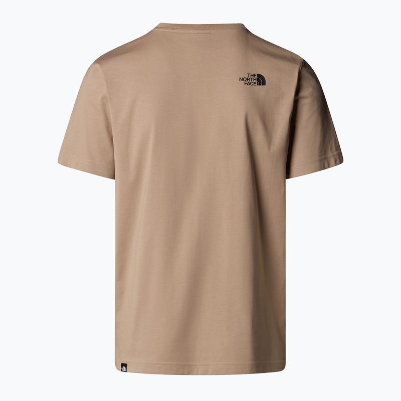 Tricou pentru bărbați The North Face Fine mushroom grey 2