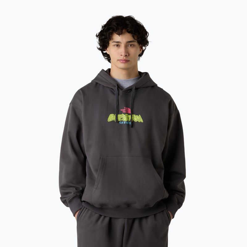 Bluză bărbați The North Face Expedition Celebration Oversized Hoodie anthracite grey