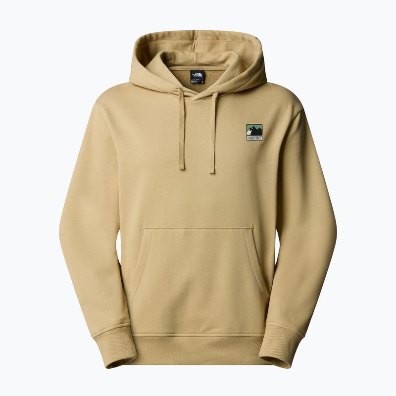 Bluză pentru bărbați The North Face Mountain Logo Relaxed Hooded khaki stone 4