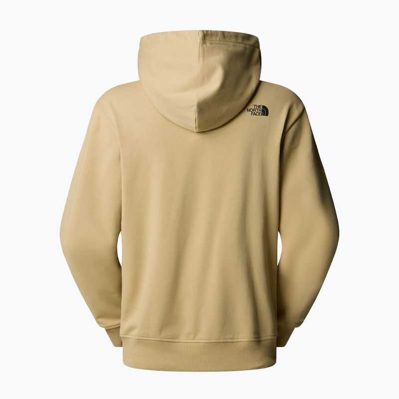 Bluză pentru bărbați The North Face Mountain Logo Relaxed Hooded khaki stone 5