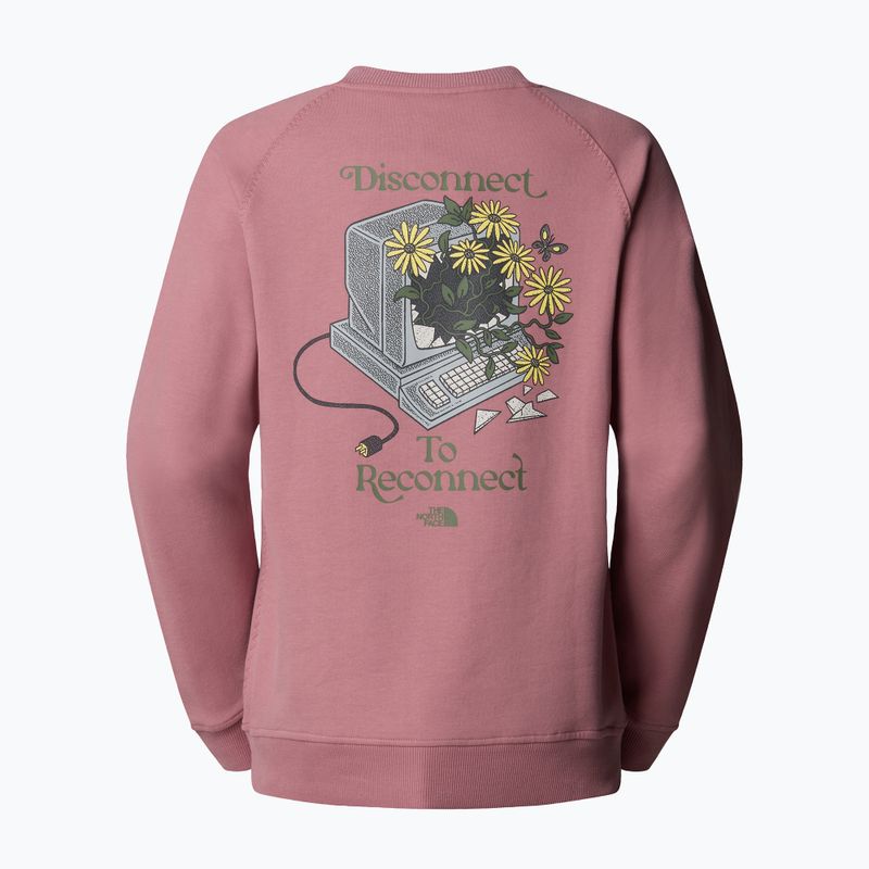 Bluză pentru femei The North Face Connect Relaxed Crew Graphic nostalgia rose 5