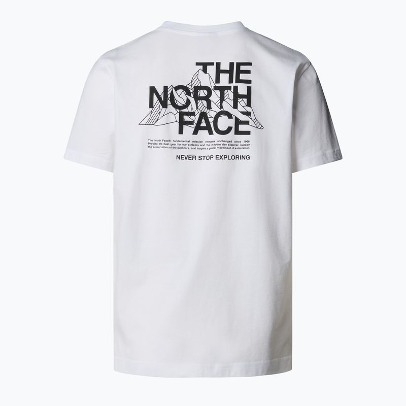 Tricou pentru bărbați The North Face Mountain Sketch white 2