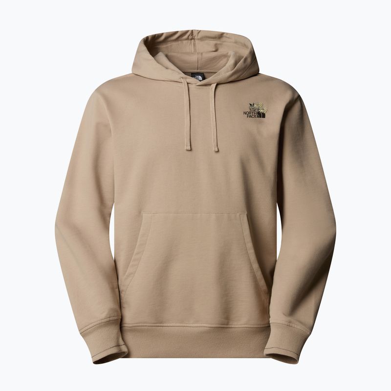Bluză pentru bărbați The North Face Flower Dome Relaxed Hooded GPH mushroom grey 4