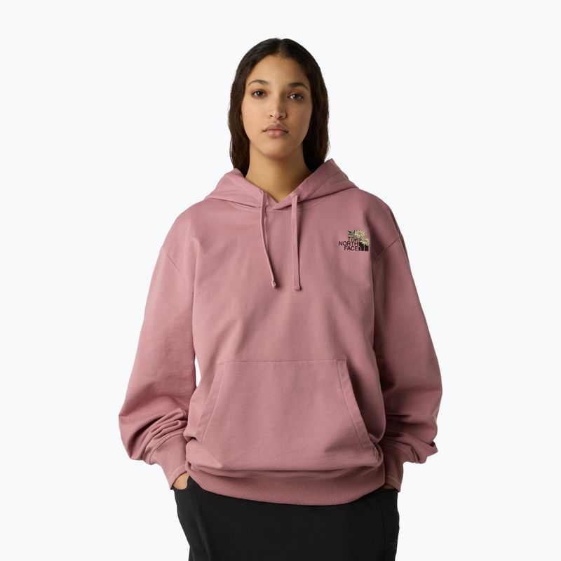 Bluză pentru bărbați The North Face Flower Dome Relaxed Hooded GPH nostalgia rose 3