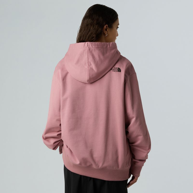 Bluză pentru bărbați The North Face Flower Dome Relaxed Hooded GPH nostalgia rose 5