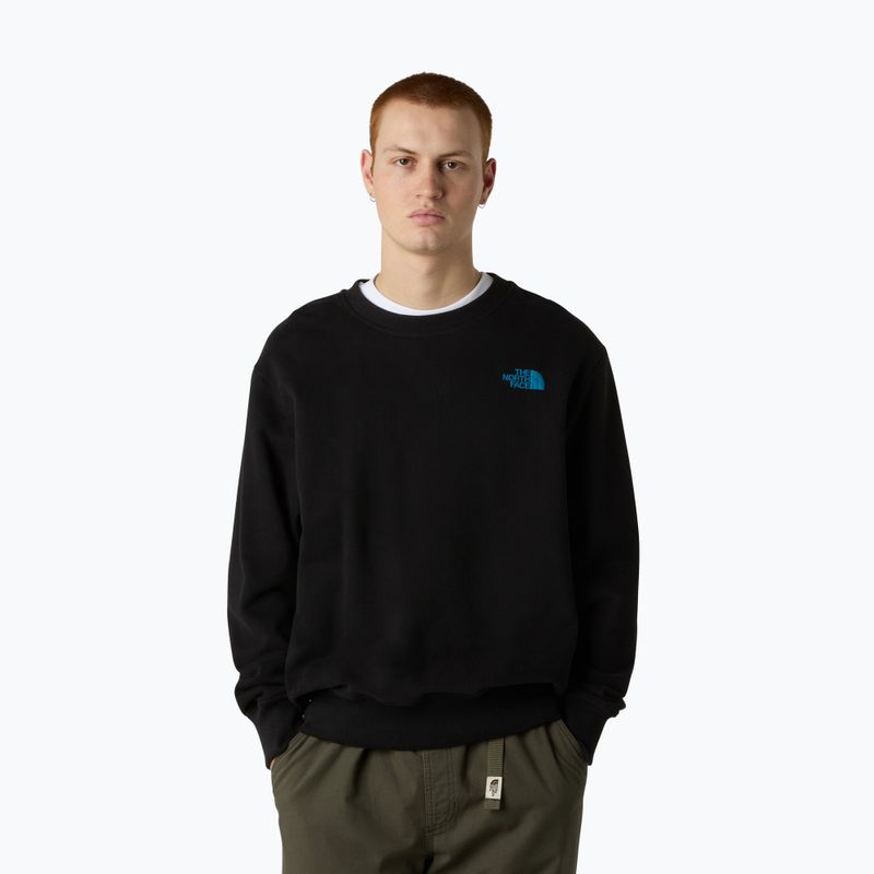 Bluză pentru bărbați The North Face NSE Slopes Relaxed Crew Graphite black