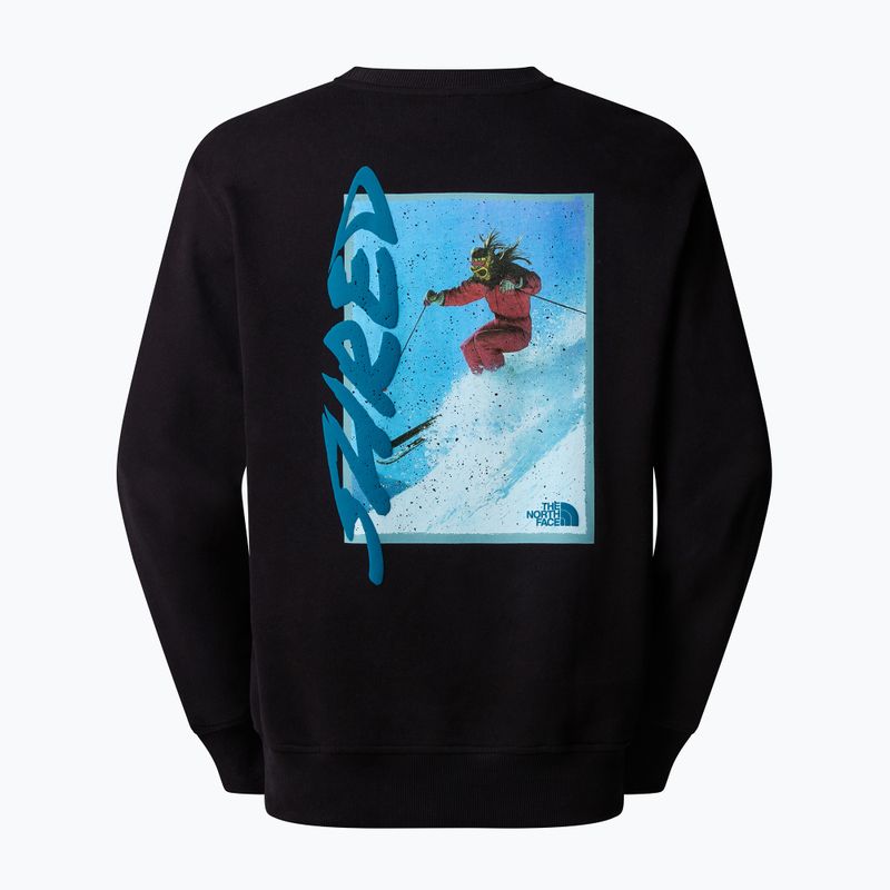 Bluză pentru bărbați The North Face NSE Slopes Relaxed Crew Graphite black 5