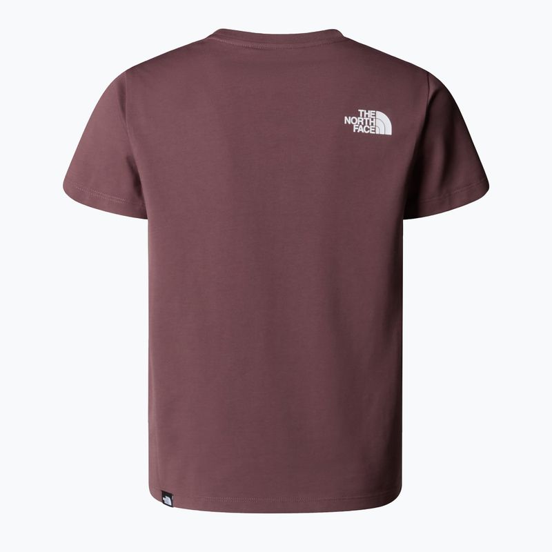 Tricou pentru copii The North Face Simple Dome tawny quartz 2