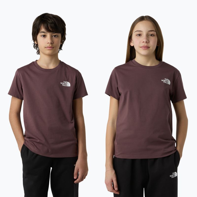 Tricou pentru copii The North Face Simple Dome tawny quartz 3