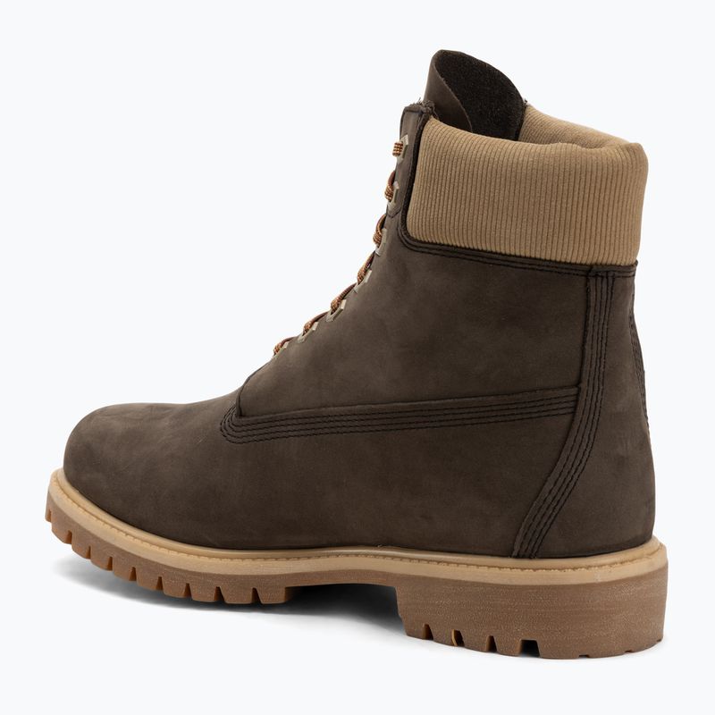 Încălțăminte pentru Bărbați Timberland Premium 6 Inch Lace Up Waterproof dark brown nubuck/olive 3