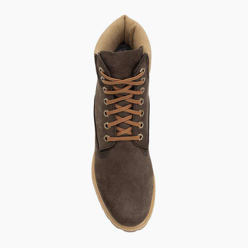 Încălțăminte pentru Bărbați Timberland Premium 6 Inch Lace Up Waterproof dark brown nubuck/olive 5