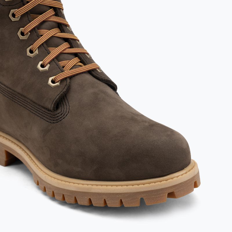 Încălțăminte pentru Bărbați Timberland Premium 6 Inch Lace Up Waterproof dark brown nubuck/olive 7