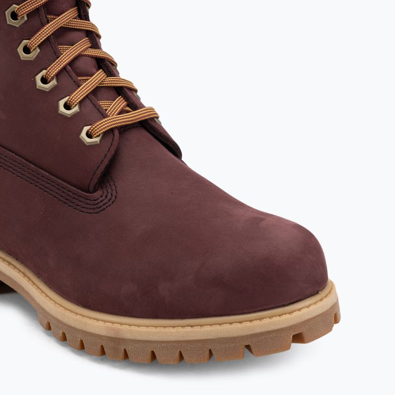 Încălțăminte pentru Bărbați Timberland Premium 6 Inch Lace Up Waterproof burgundy olive 7