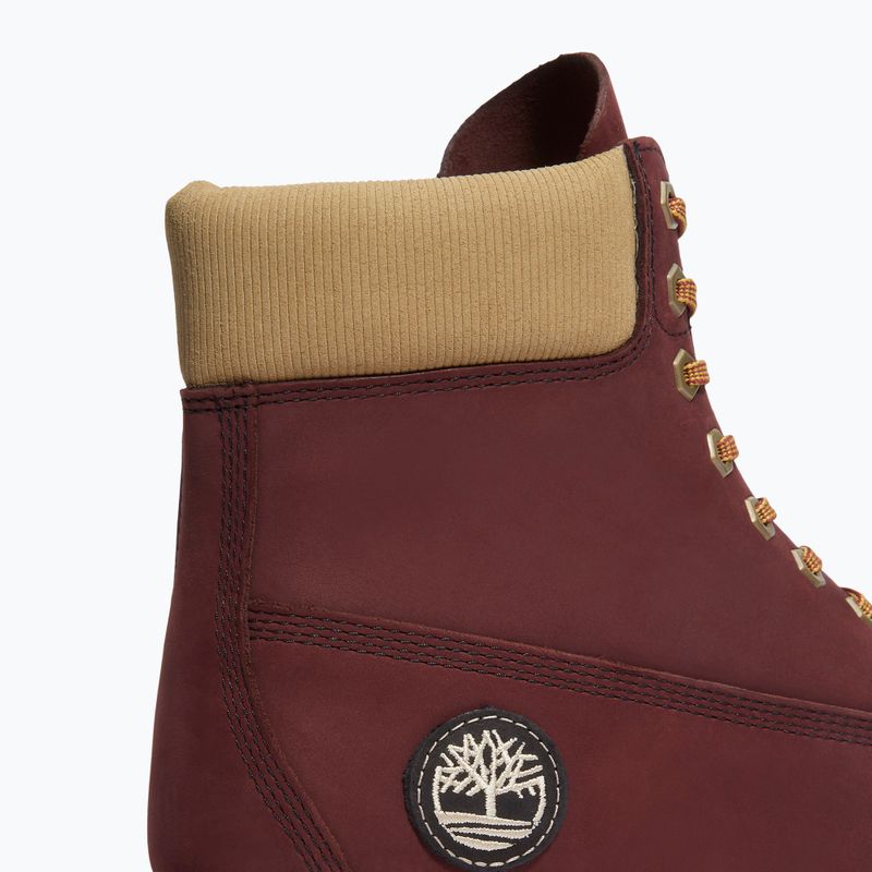 Încălțăminte pentru Bărbați Timberland Premium 6 Inch Lace Up Waterproof burgundy olive 8