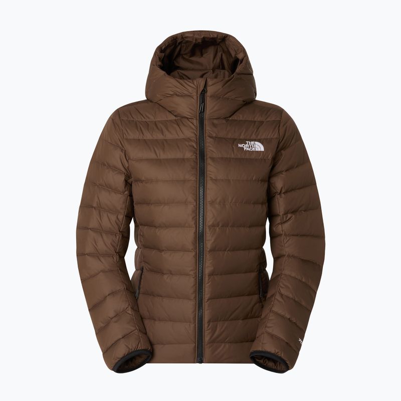 Geacă cu puf pentru femei The North Face Down Hooded smokey brown 5
