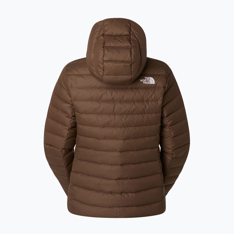 Geacă cu puf pentru femei The North Face Down Hooded smokey brown 6
