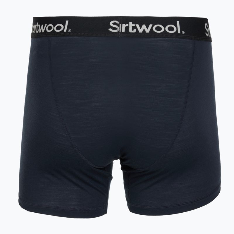 Boxeri termoactivi pentru bărbați Smartwool Everyday Merino Boxer Brief Boxed deep navy 2