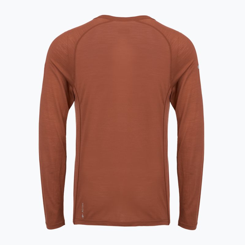 Bluză termică pentru bărbați Smartwool Merino Sport 120 burnt sienna 2