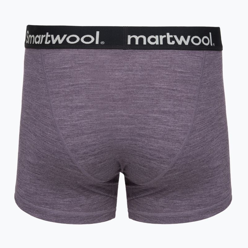 Boxeri termoactivi pentru bărbați Smartwool Merino Boxer Brief Boxed purple storm heather 2