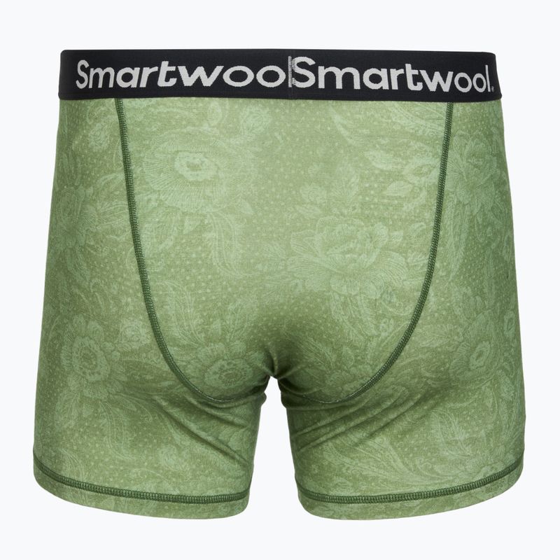 Boxeri termoactivi pentru bărbați Smartwool Merino Print Boxer Brief Boxed frn rstc flrl 2