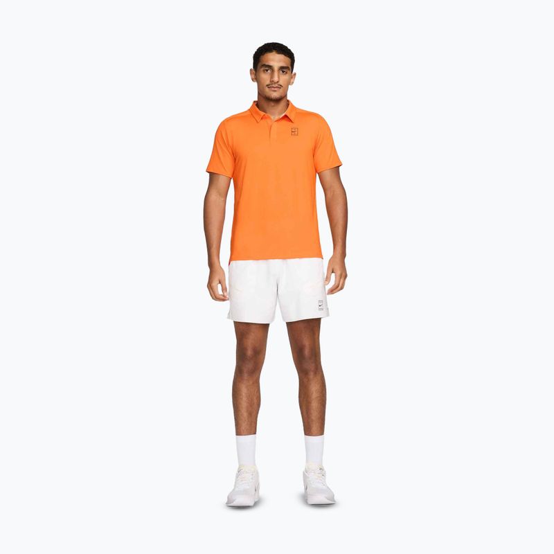 Pantaloni scurți de tenis pentru bărbați Nike Court Dri-Fit Advantage 6" white/black 2