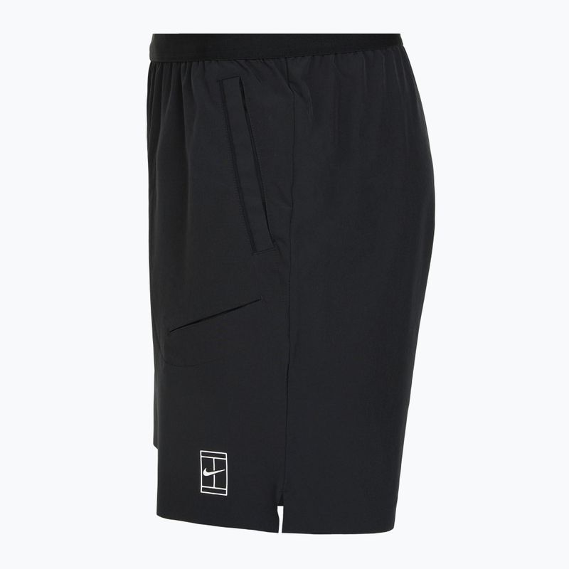 Férfi tenisz rövidnadrág Nike Court Dri-Fit Advantage 8" fekete/fehér 10