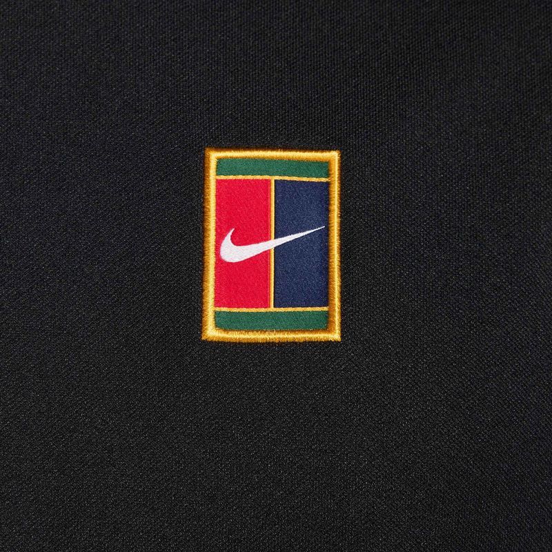 Bluză de tenis pentru bărbați Nike Court Heritage black/black 6