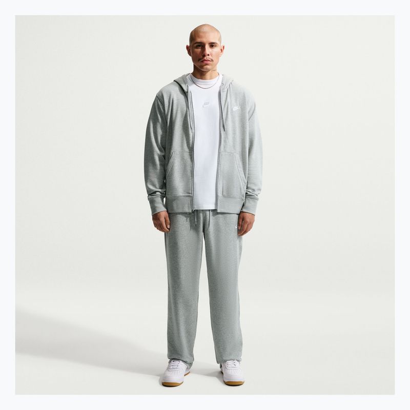 Pantaloni pentru bărbați Nike Club dark grey heather/light smoke grey/white 2