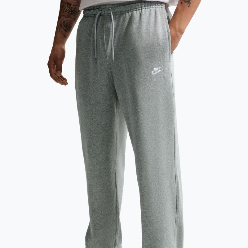 Pantaloni pentru bărbați Nike Club dark grey heather/light smoke grey/white 5