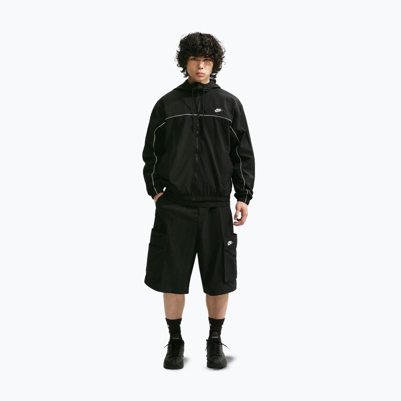 Geacă pentru bărbați Nike Club Black/White/White 2